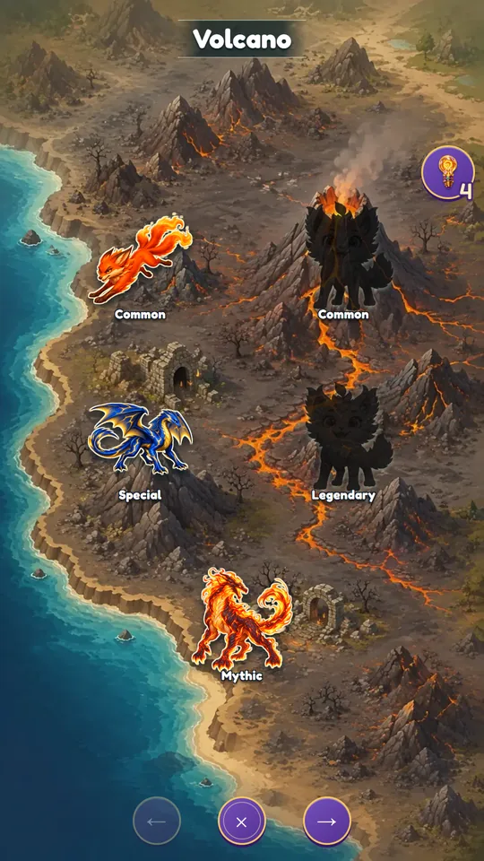 The volcano habitat